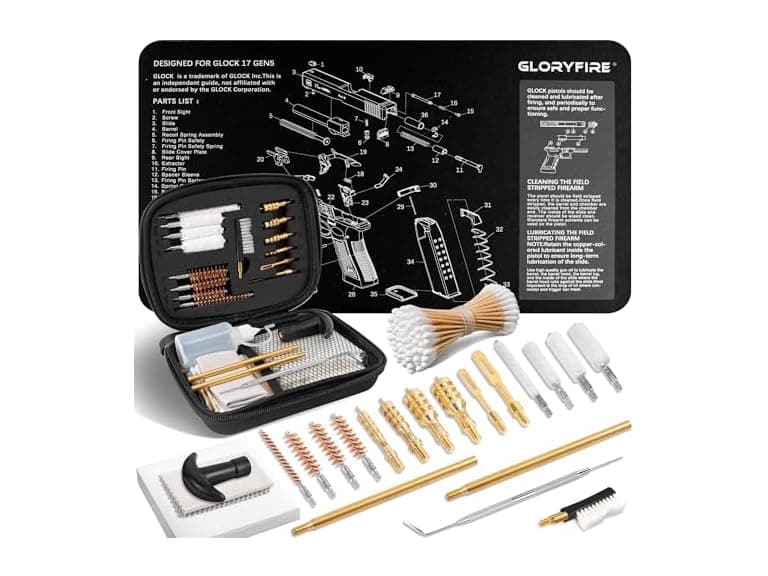 GLORYFIRE Gun Cleaning Kit w/ Mat
