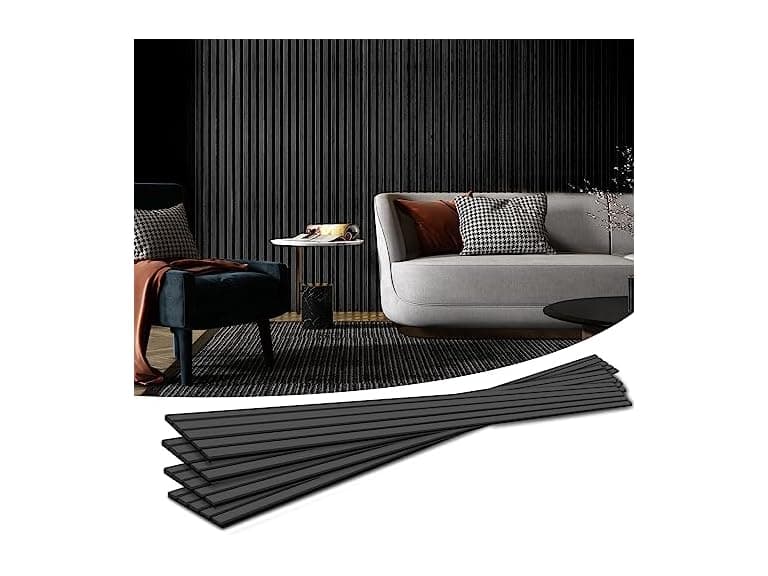 Art3d 4-Piece Wood Slat Acoustic Panels