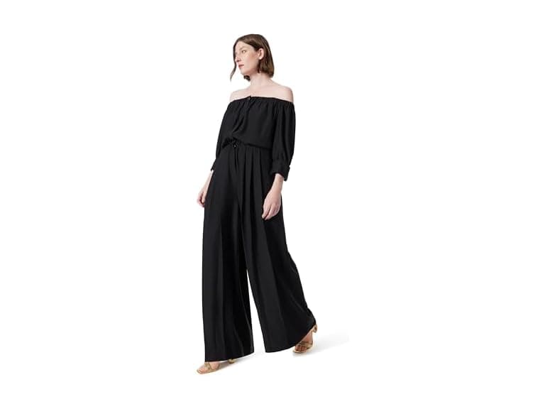 DEE Ocleppo Women Off Shoulder 3/4 Sleeve Jumpsuit