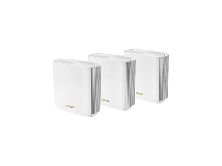 ASUS ZenWiFi Whole-Home Tri-band Mesh WiFi 6E System (ET8 3PK) (Refurbished)