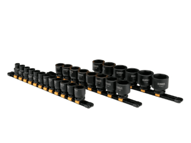 DEWALT DWMT45448 26pc 1/2in dr metric impact sockets