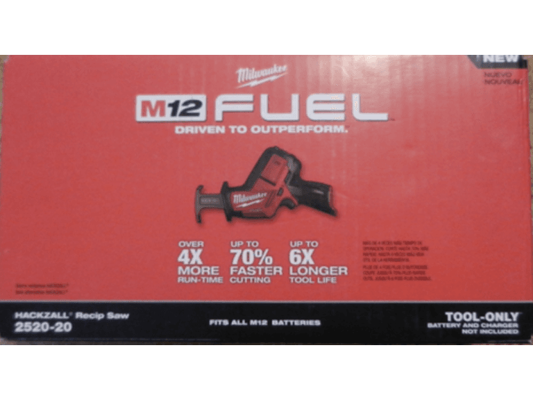 Milwaukee 2520-20 M12 FUEL 12V BL HACKZALL Recip Saw