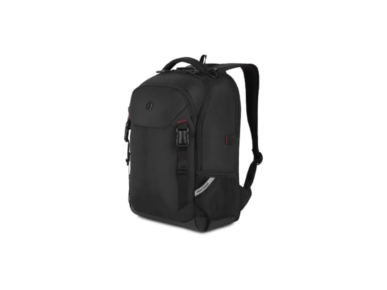 SwissGear Civic Pro Laptop Backpack, Black, 18"x13.25"x7"