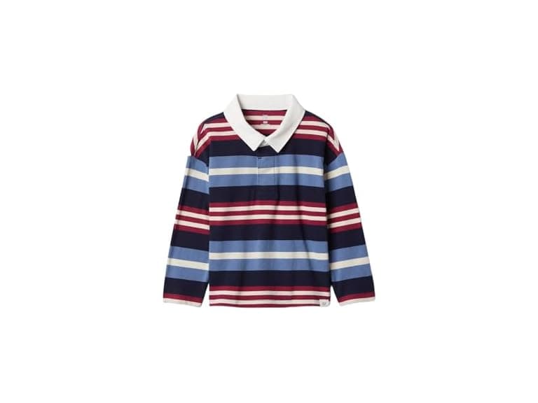 GAP Boys Long Sleeve Rugby Polo