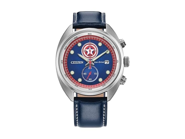 Citizen Men Eco-Drive Captain America 85th & Coin