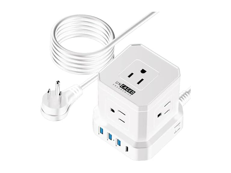 Cube Power Strip with USB Ports