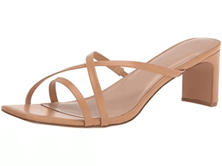 The Drop Women's Amelie Strappy Square Toe Heeled Sandal