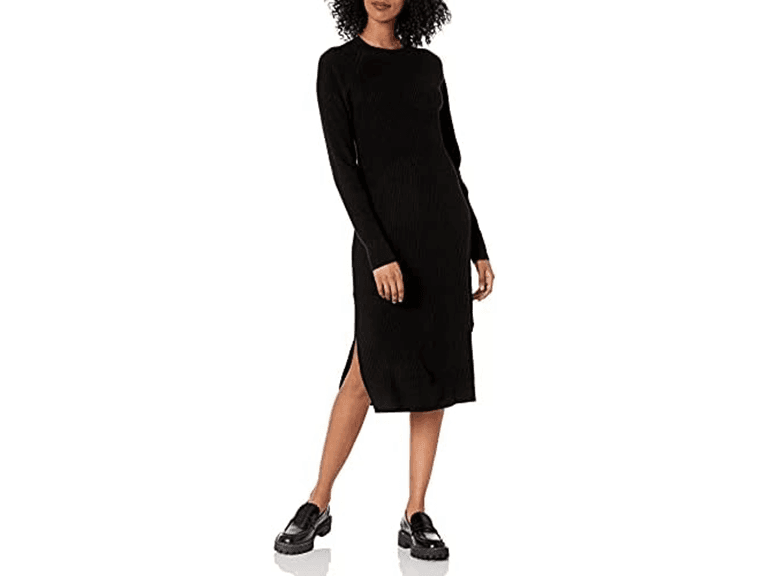 The Drop Women Renata Rib Midi Dress