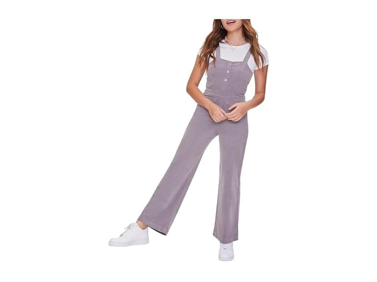 Forever 21 Button-up Straight-leg Jumpsuit