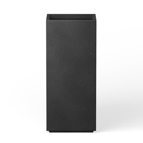 Kante 27.6" H Tall Rectangular...tdoor Home Patio Garden, Black