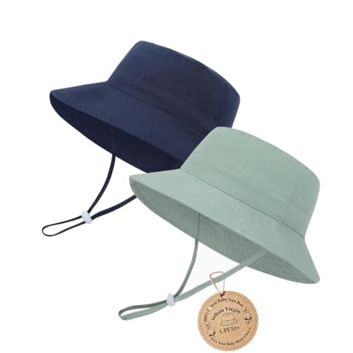 Baby Sun Hat UPF 50+ Toddler Bucket Summer Kids Beach Hats for Boys Girls