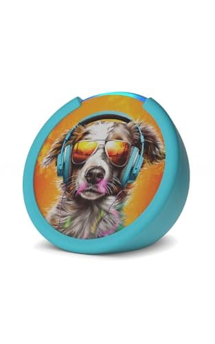 Amazon Echo Pop Kids (newest m...hs of Amazon Kids+, Anthro Pup