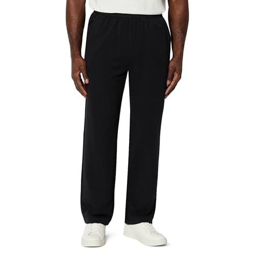 Amazon Essentials Men's Regular-Fit French Terry Open-Bottom Sweatpants for $8 + free shipping w/ Prime