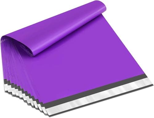 UCGOU 14.5x19 Poly Mailers Purple Shipping Bags Self-Sealing Waterproof and Tear-Proof Poly Bags for Shipping Poly Mailers for Clothes Mailing Bags for Small Business 50 Pack
