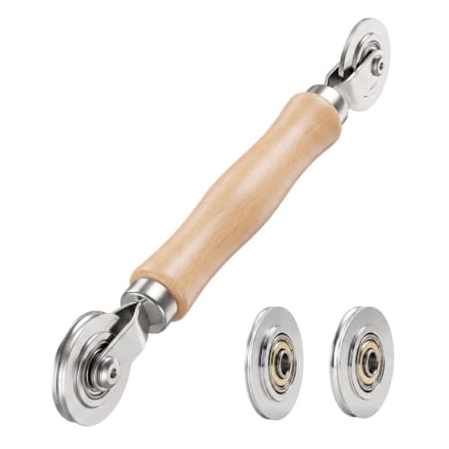 King&Charles Screen Roller Tool, 3 Replaceable Concave Wheels for Window/Door