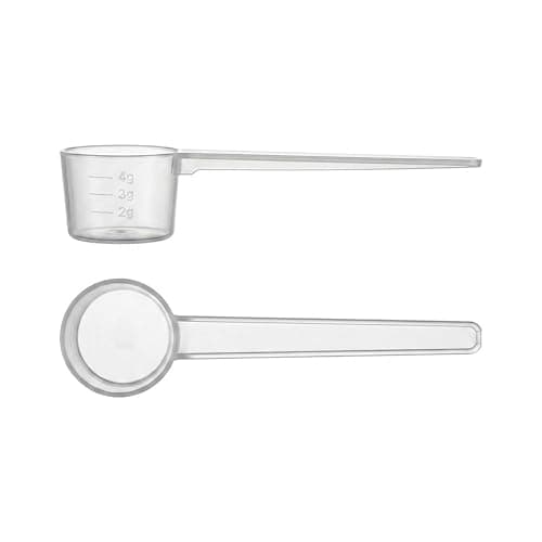 5 Gram Measuring Scoop for Creatine, Protein Powder, Cooking, 2 Pack, BPA-Free Food Grade Plastic, with 2g, 3g, 4g Scale Markings