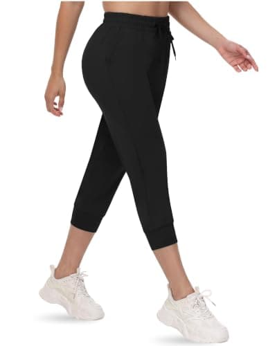 CAMPSNAIL Joggers for Women with Pockets - 20" Womens Sweatpants Yoga Lounge Relaxed-fit Pants for Workout Running