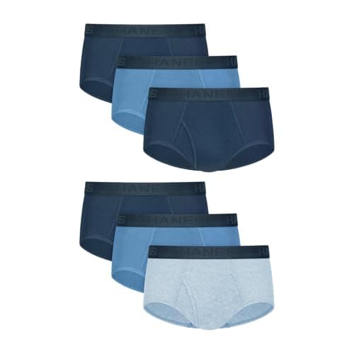 $22.80 | 6-Pack Hanes Men's Underwear Briefs Ultimate Comfortsoft Moisture-Wicking Tagless at Amazon