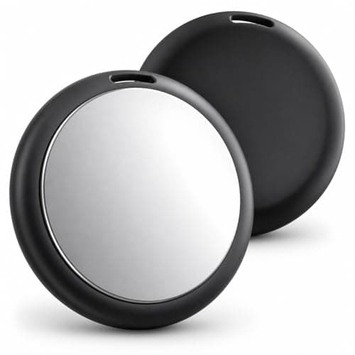 ZOOBELIO Air Tracker Tag 1 Pack – Bluetooth Key Finder for Wallet, Luggage, Keys, Works with Apple Find My (iOS Only), Item Finder Smart Tag with IP67 Waterproof, Replaceable Battery(Black)