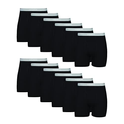Hanes Men's Boxer Briefs 12-Pack for $31 + free shipping w/ Prime