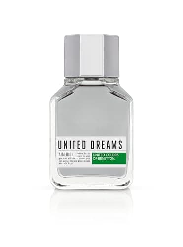 United Colors of Benetton United Dreams Eau de Toilette Spray for Men, Aim High, 3.4 Ounce