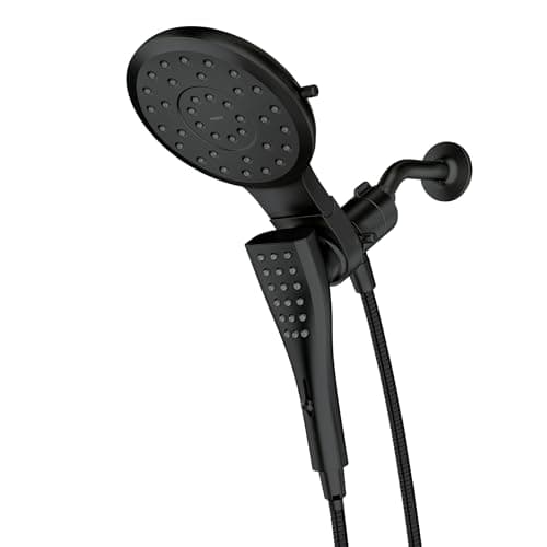 Moen Verso Matte Black Eight-F...r Combo with 72" Hose, 220C3BL
