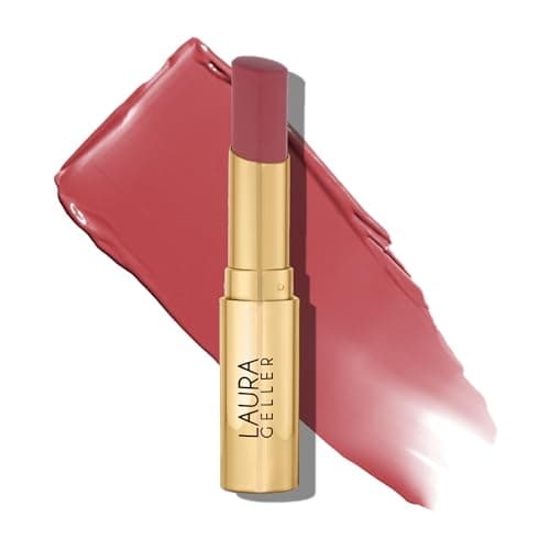 LAURA GELLER NEW YORK Jelly Balm Tinted Lip Balm – Figger than Life – Hydrating Lip Color with Shine Finish – Squalane & Vitamin E – Buildable Sheer to Medium Coverage – Vegan & Cruelty-Free