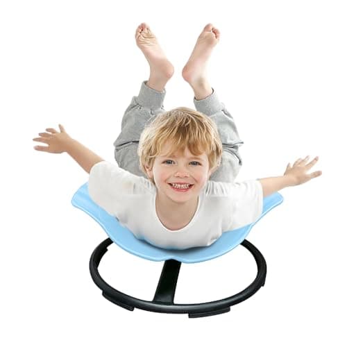 HAPPYMATY Autism Kids Swivel C...lay Equipment for 3+, Sky Blue