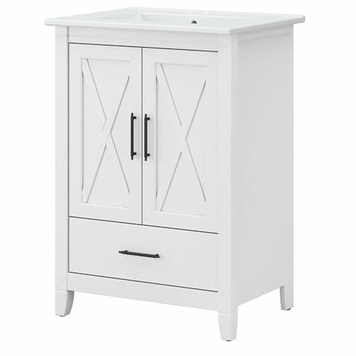 Bush Home Key West 24W Bathroo...orage Solution for Powder Room