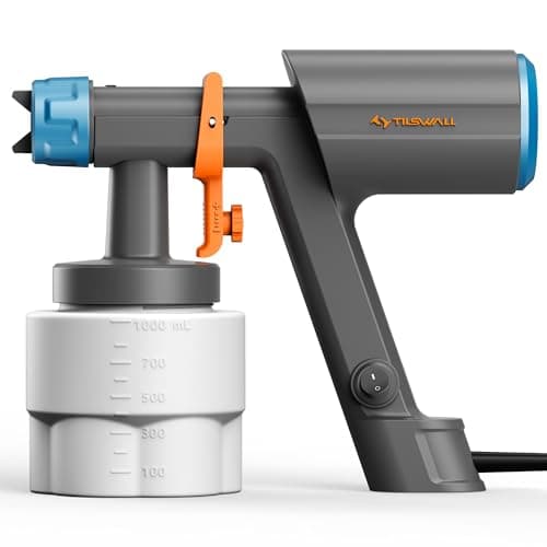 Tilswall 1000mL Electric Paint Sprayer w/ 3 Nozzles & 3 Spray Patterns (Gray) $26.99 + Free Shipping w/ Prime