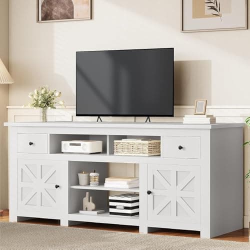 YITAHOME TV Stand for 75/80" TV, Entertainment Center w/ Drawers and Power Outlet (White) $153.46 + Free Shipping