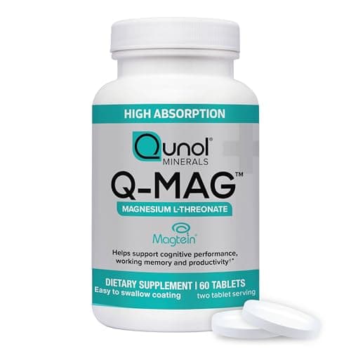 Qunol Q-Mag Magnesium L-Threon...eep, High Absorption, 60 Count