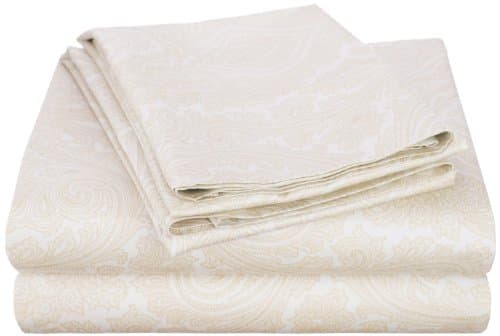 Superior Cotton Blend 600 Thre...titch Hem Sheets, Queen, White