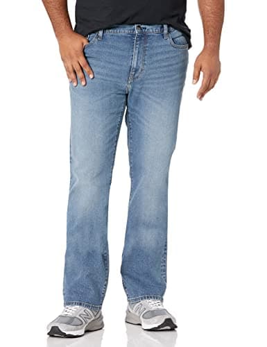 Amazon Essentials Men's Slim Fit Stretch Bootcut Jeans for from $16 + free shipping w/ Prime