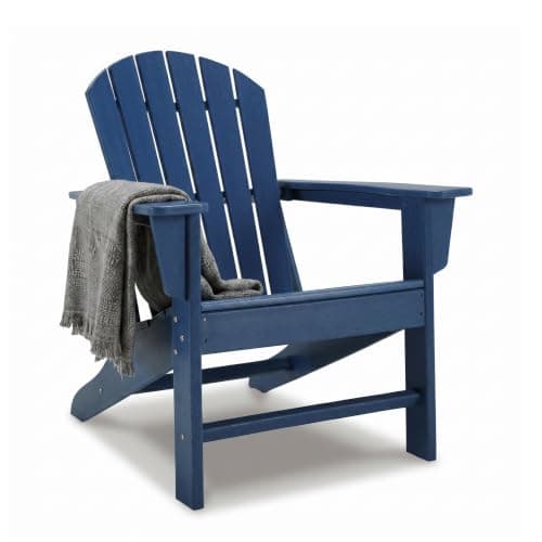 Signature Design by Ashley Out...E Patio Adirondack Chair, Blue