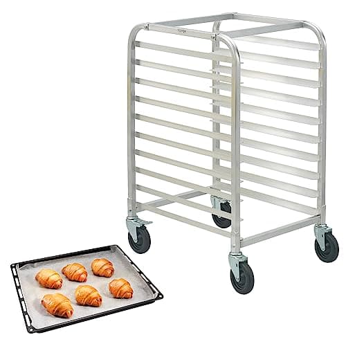 VEVOR 10-Tier Bun Pan Rack, Al...quipment, 26"L x 20.3"W x 39"H