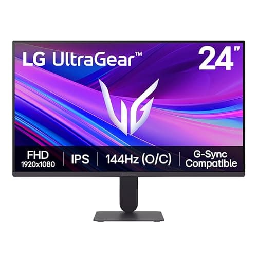 LG 24G411A-B 24-inch Ultragear...DisplayPort, Slim Stand, Black