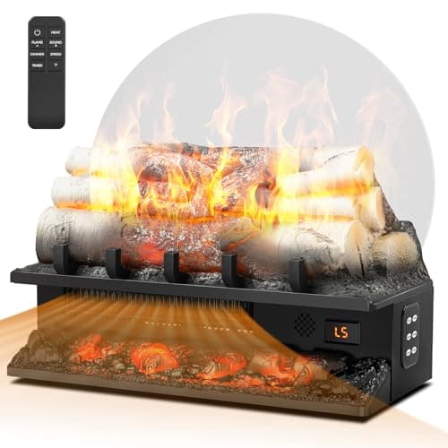 21" Freestanding Electric Fire...eat Protection, Remote Control