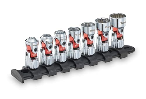 Titan 66860 7-Piece 1/4-Inch D...-Point, 3/16-Inch to 9/16-Inch