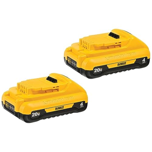 2-Pk DEWALT 20V MAX 4 Ah Lithium-ion Battery $79.00 + Free Shipping