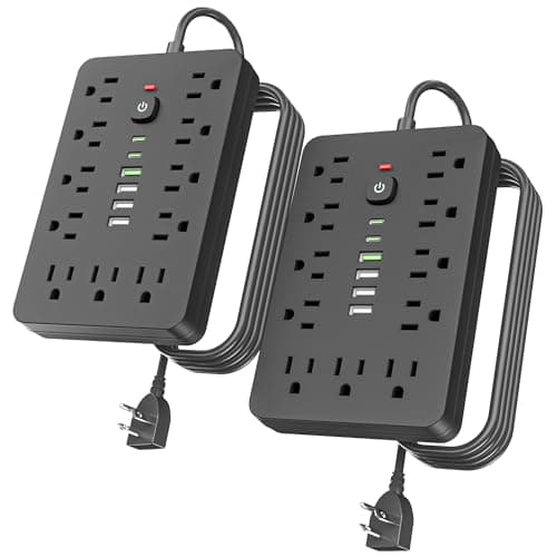 11-Outlet USB Power Strip 2-Pack for $24 + free shipping w/ Prime