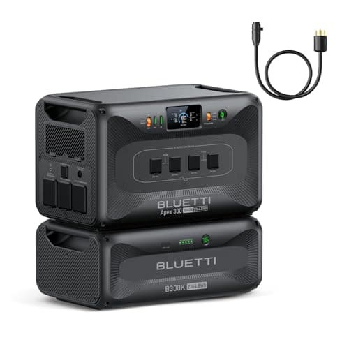 BLUETTI Apex 300 Solar Generat...Fast Charge, Generator Support