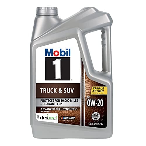 5-Qt Mobil 1 Truck & SUV Full Synthetic Motor Oil (0W-20) $20