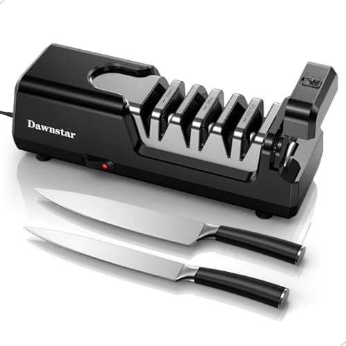 Dawnstar S808 3-Stage Electric Knife Sharpener w/ 20° Diamond Abrasives & Scissor Port (Black) $19.99 + Free Shipping w/ Prime or on $35+
