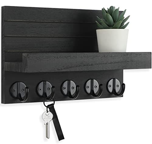 Wall Decorative Key & Mail Holder w/ Shelf for $13 + free shipping w/Prime