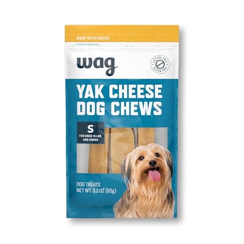 Amazon Brand - Wag Yak Cheese ...s and Smaller, 3 Count, 3.3 oz