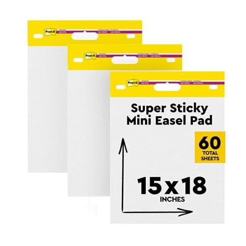 Post-it Self-Stick Mini Easel ...eachers and Students (577-3PK)