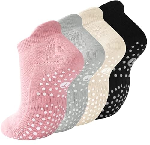 Vertkser Non Slip Grip Socks for Women,Grippy Socks for Yoga Pilates