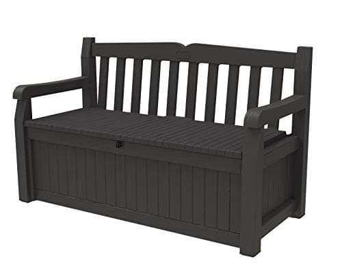 $119* | 70-Gal Keter Solana Outdoor Patio Storage Bench Deck Box at Amazon