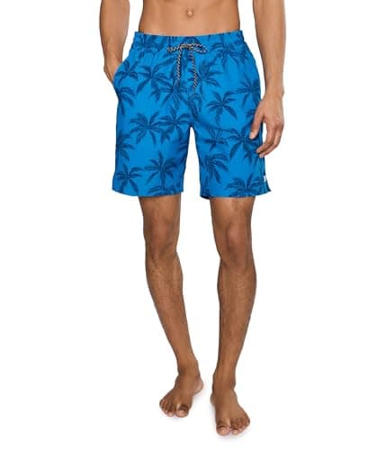 Hurley Men's Palms Volley Swim Shorts Blue Heroic Large